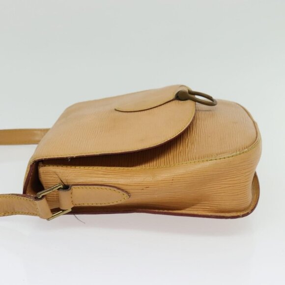 LOUIS VUITTON Epi Saint Cloud GM Shoulder Bag Beige LV Auth - Picture 4 of 16